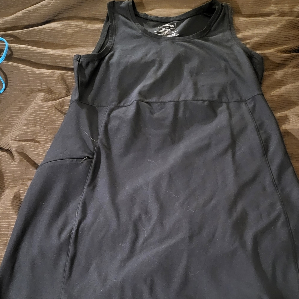 Black dress with pockets